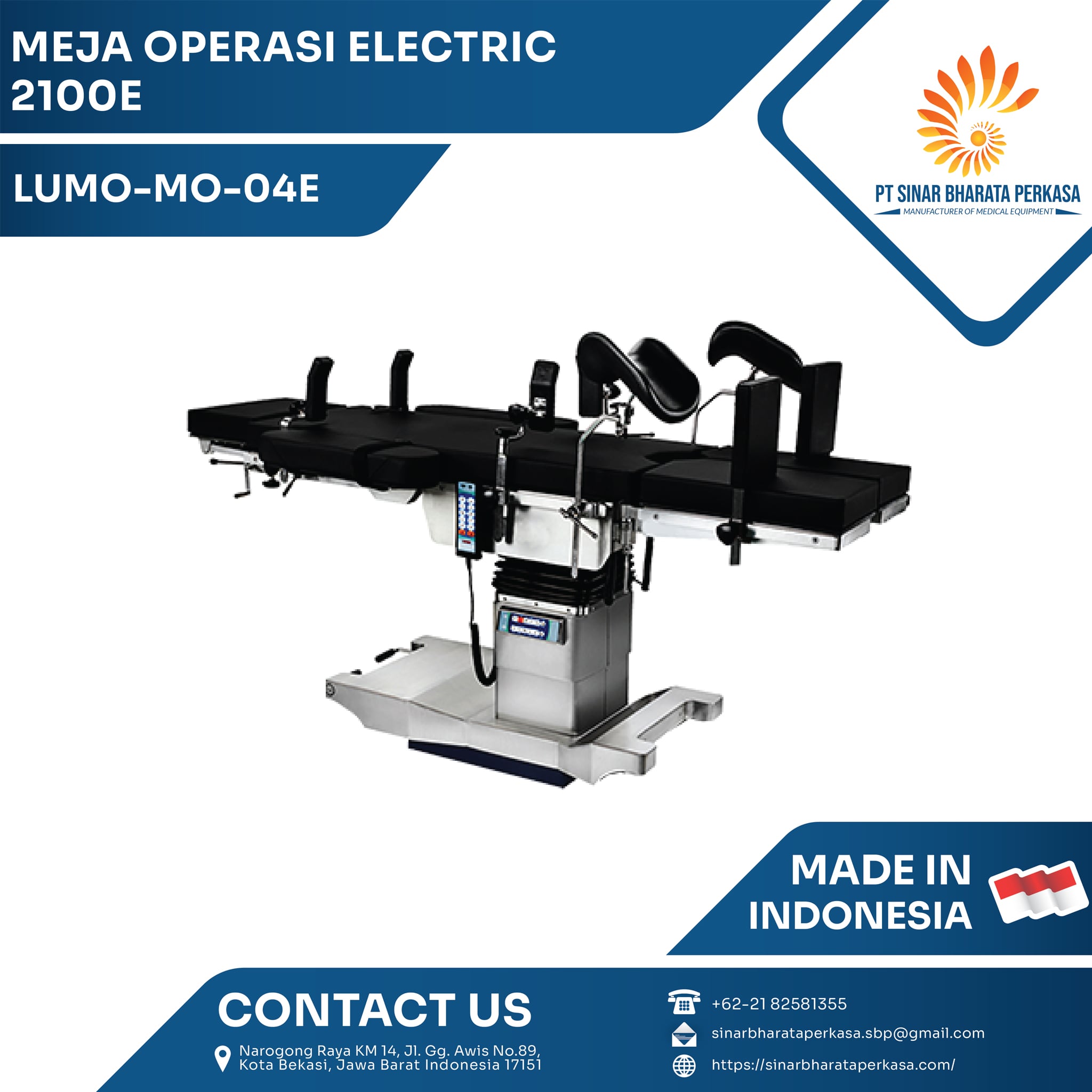 SBP Meja Operasi Electric 2100E
